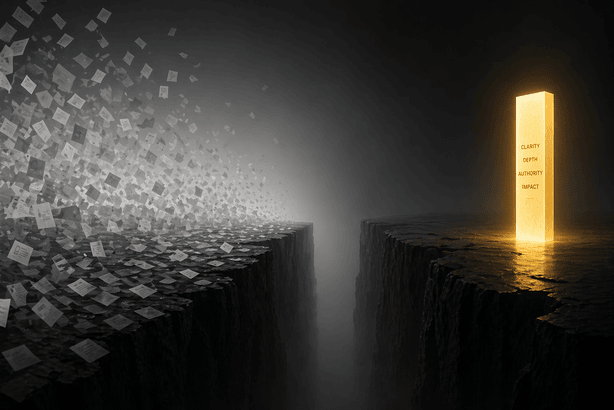 The ROI of Group Consistency comparing basic content marketing with strategic peer-driven SEO.